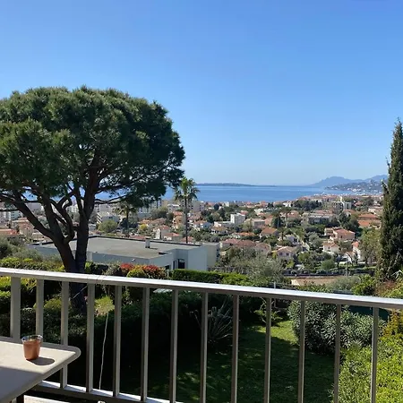 Sea View Pool Bright And Modern Flat Near Apartment Antibes